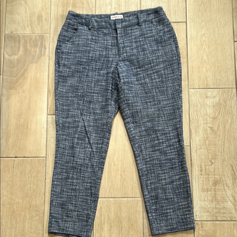 Merona Navy Blue Straight Leg Pants Smart Casual